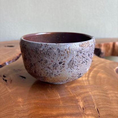 Bizen Ware Matcha Bowl by Tojo — Goma & Sangiri景色 with Signed Tomobako