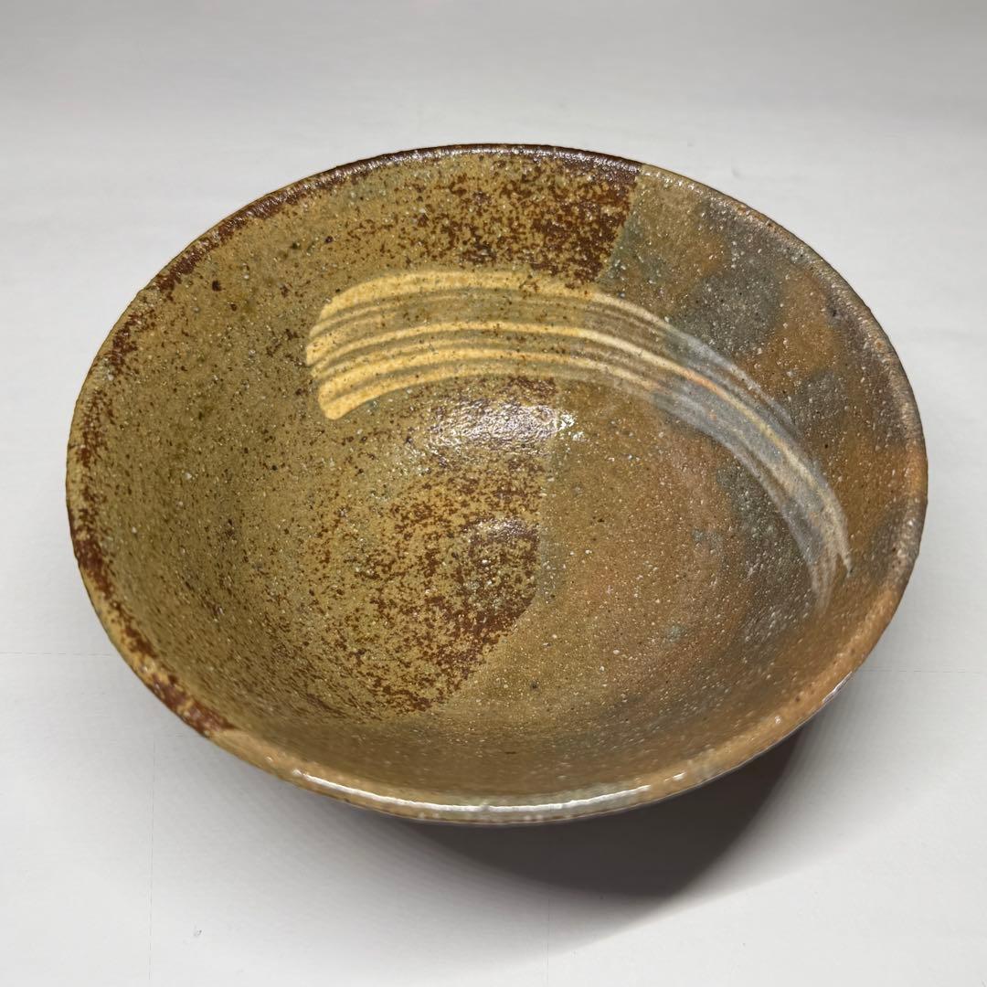 Ichino Shinsui Tamba-yaki Irabo Hakeme Chawan — Brush Stroke Tea Bowl Shinsui Kiln w/ Tomobako