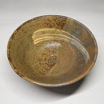 Ichino Shinsui Tamba-yaki Irabo Hakeme Chawan — Brush Stroke Tea Bowl Shinsui Kiln w/ Tomobako