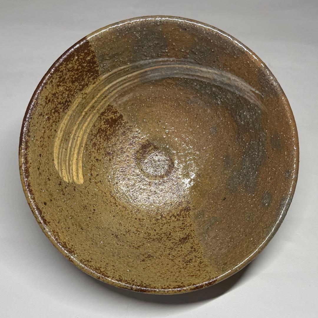 Ichino Shinsui Tamba-yaki Irabo Hakeme Chawan — Brush Stroke Tea Bowl Shinsui Kiln w/ Tomobako