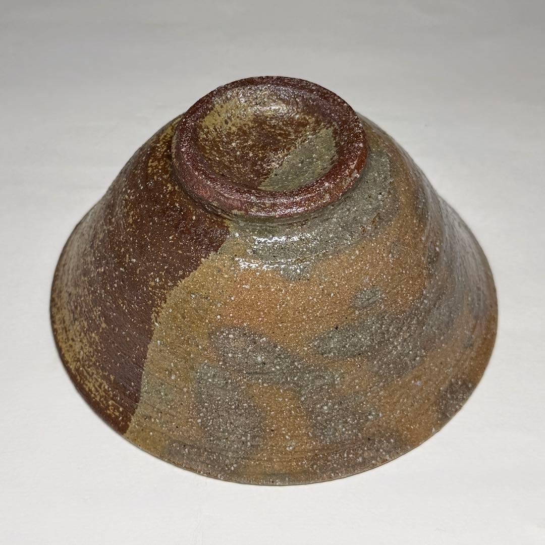 Ichino Shinsui Tamba-yaki Irabo Hakeme Chawan — Brush Stroke Tea Bowl Shinsui Kiln w/ Tomobako
