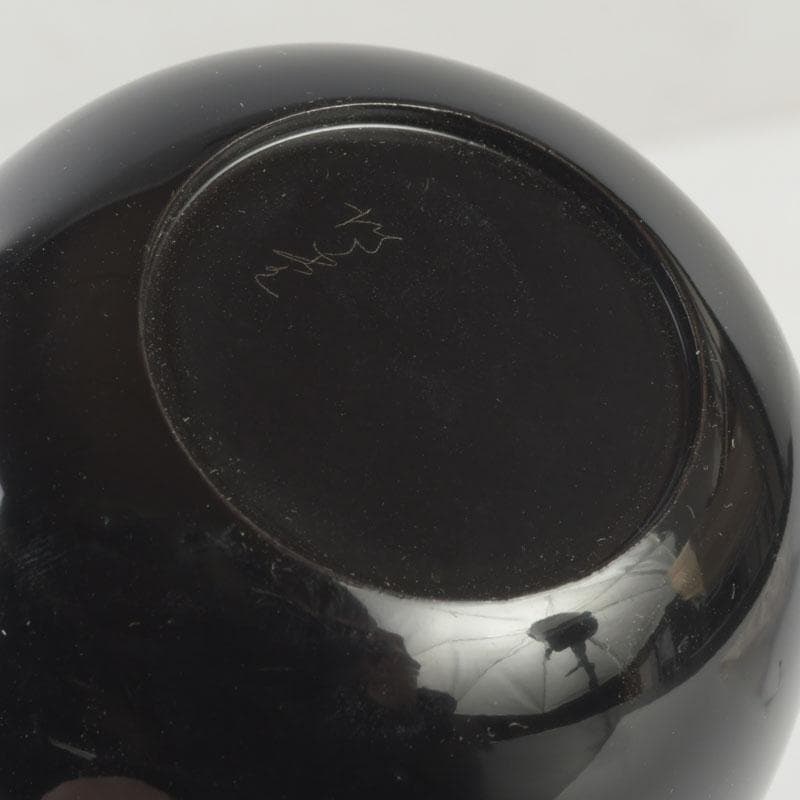 Hakudo Lacquer Natsume — Gold Maki-e Radial Pine Needle Medallions, Tomobako