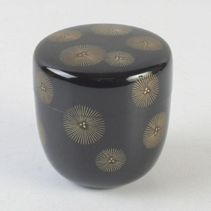 Hakudo Lacquer Natsume — Gold Maki-e Radial Pine Needle Medallions, Tomobako