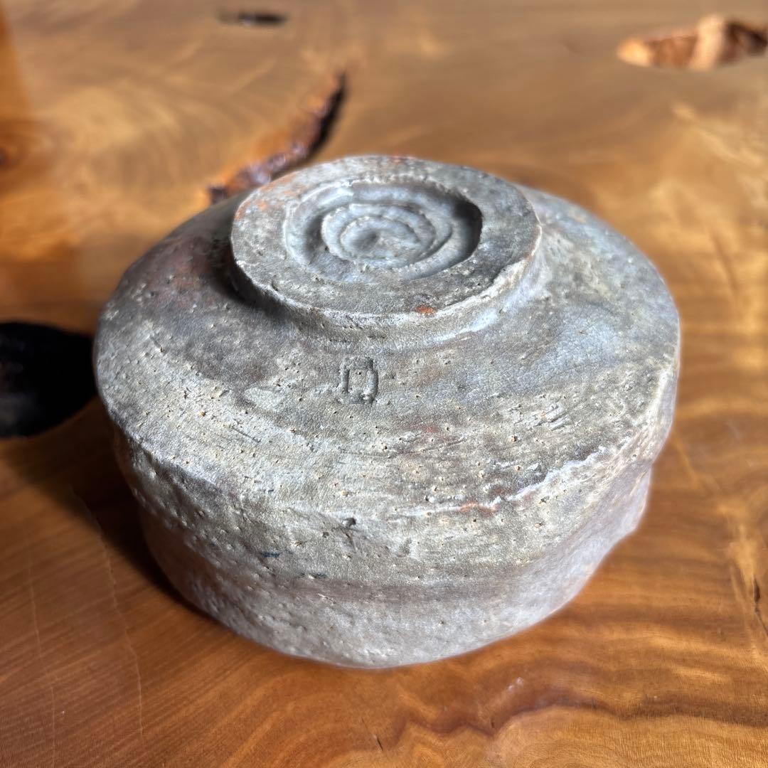 Hand-Pinched Wabi Chawan — Rustic Red and Ash Clay Matcha Tea Bowl