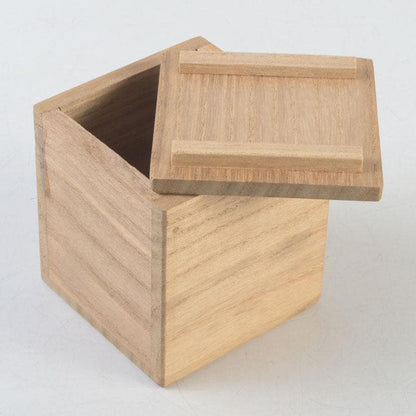 Brass Leaf-Form Futaoki Lid Rest by Ryori — Twisted Single Leaf, Wood Box