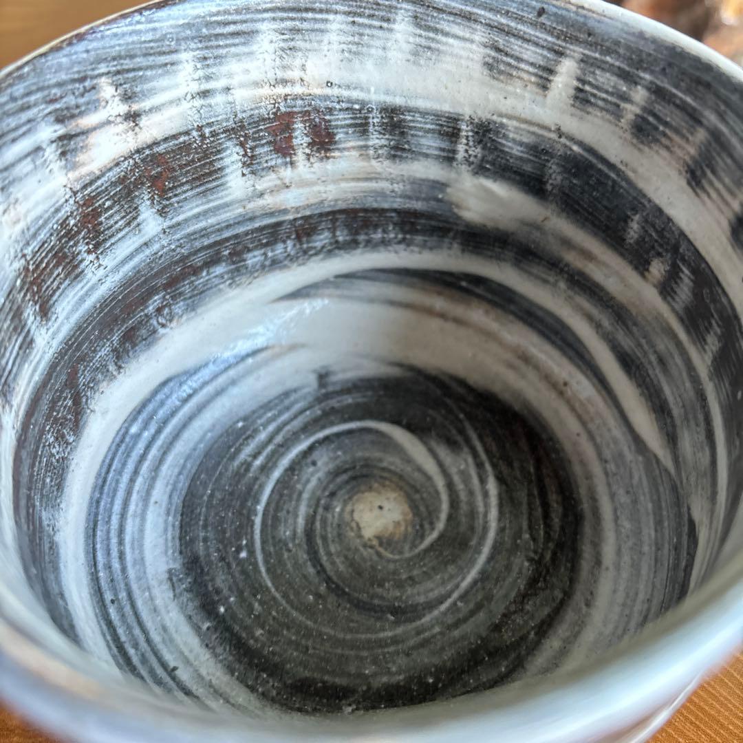 Yoneyama Akiomi Hana-Mishima Tea Bowl — Korean-Inspired Inlay, Gyeryongsan Style