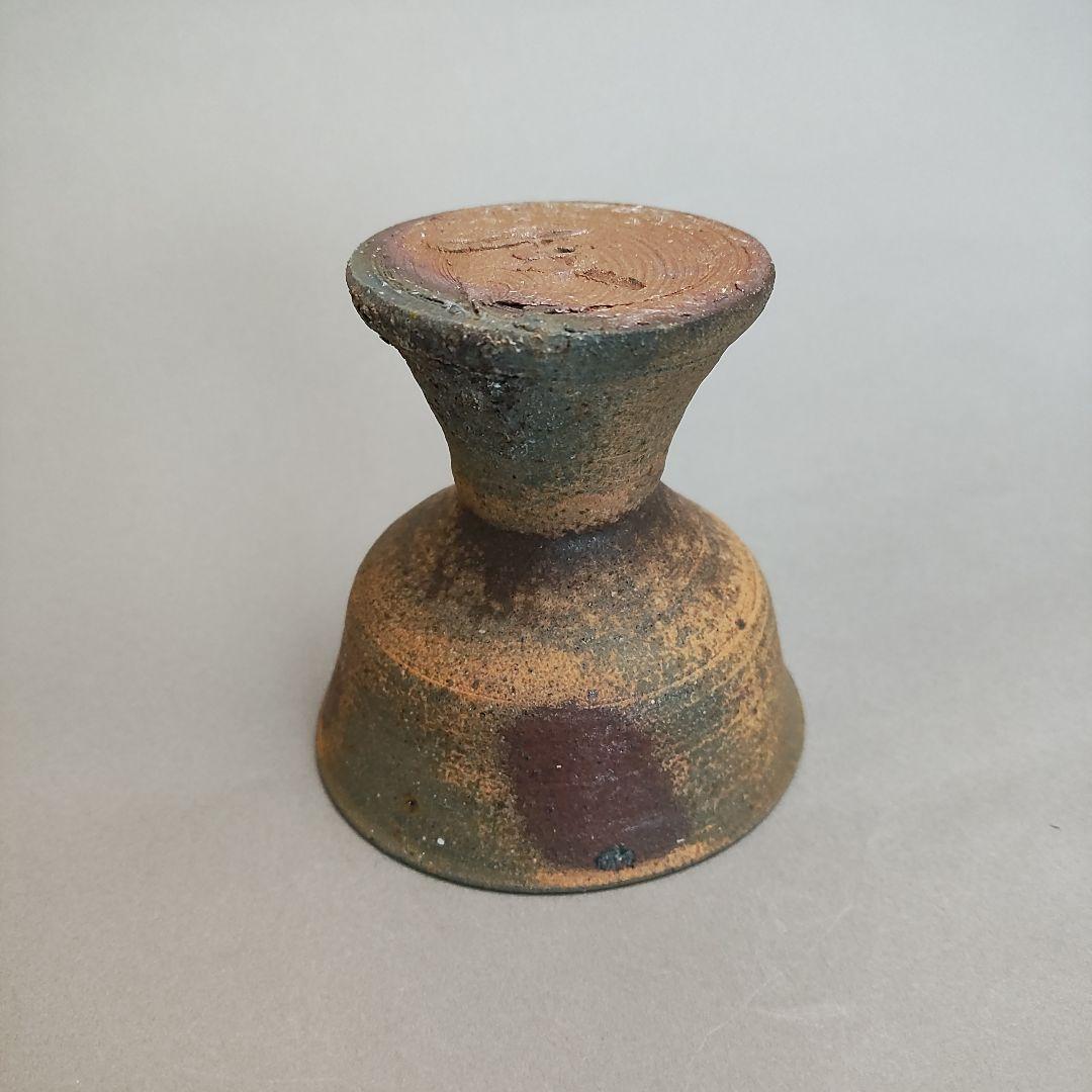 Nakazato Takashi Karatsu Nanban Bajōhai - Stemmed Sake Cup with Signed Box