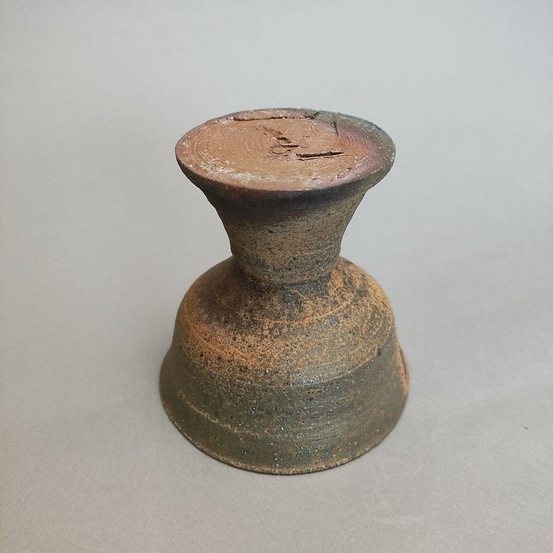 Nakazato Takashi Karatsu Nanban Bajōhai - Stemmed Sake Cup with Signed Box