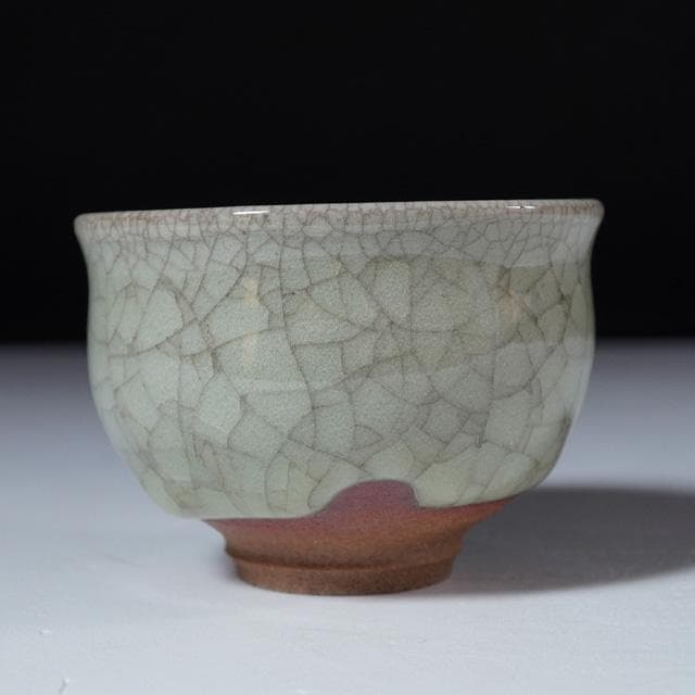 Nakajima Hiroshi Living National Treasure Celadon Guinomi Sake Cup