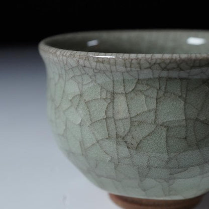 Nakajima Hiroshi Living National Treasure Celadon Guinomi Sake Cup