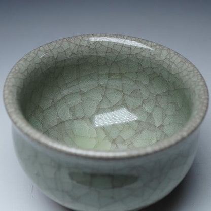 Nakajima Hiroshi Living National Treasure Celadon Guinomi Sake Cup