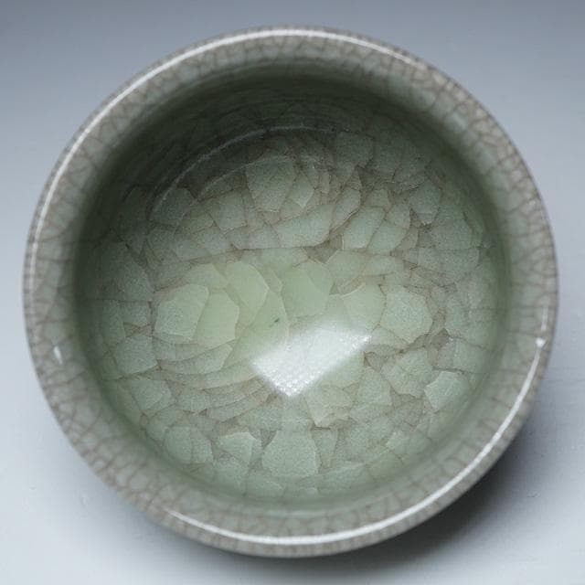 Nakajima Hiroshi Living National Treasure Celadon Guinomi Sake Cup