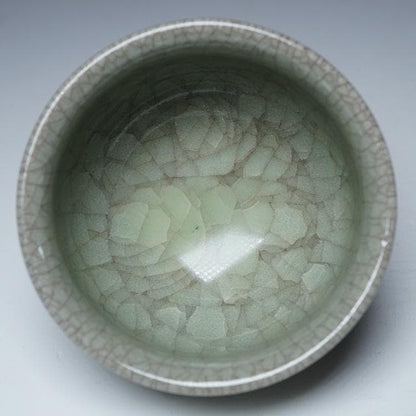 Nakajima Hiroshi Living National Treasure Celadon Guinomi Sake Cup