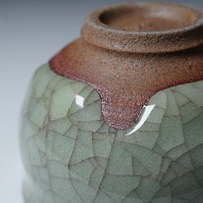 Nakajima Hiroshi Living National Treasure Celadon Guinomi Sake Cup