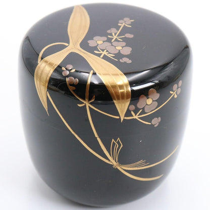Omodaka Maki-e Chu-natsume Tea Caddy by Nakagawa Shuho