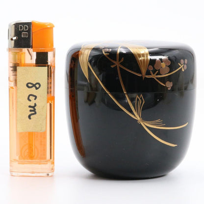 Omodaka Maki-e Chu-natsume Tea Caddy by Nakagawa Shuho