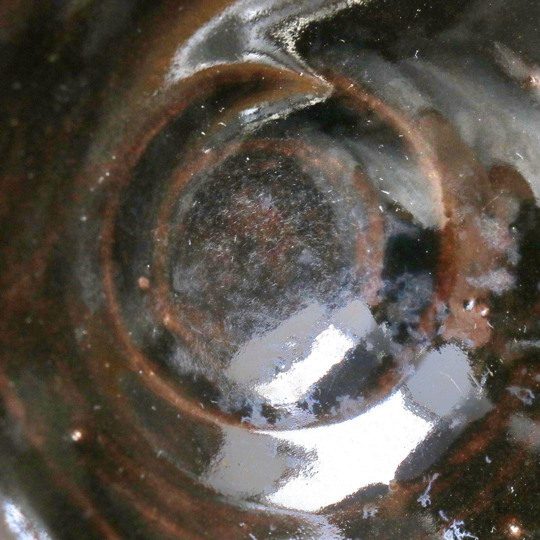 Takatori-yaki Tea Bowl by Takatori Shingo — Zen Priest Inscription Etsudo