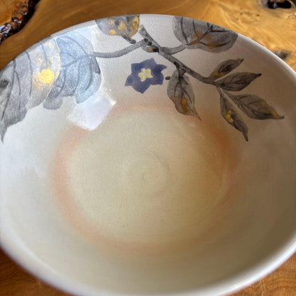 Kimura Sanka — Nasu Chawan, Eggplant Sometsuke, Tomobako