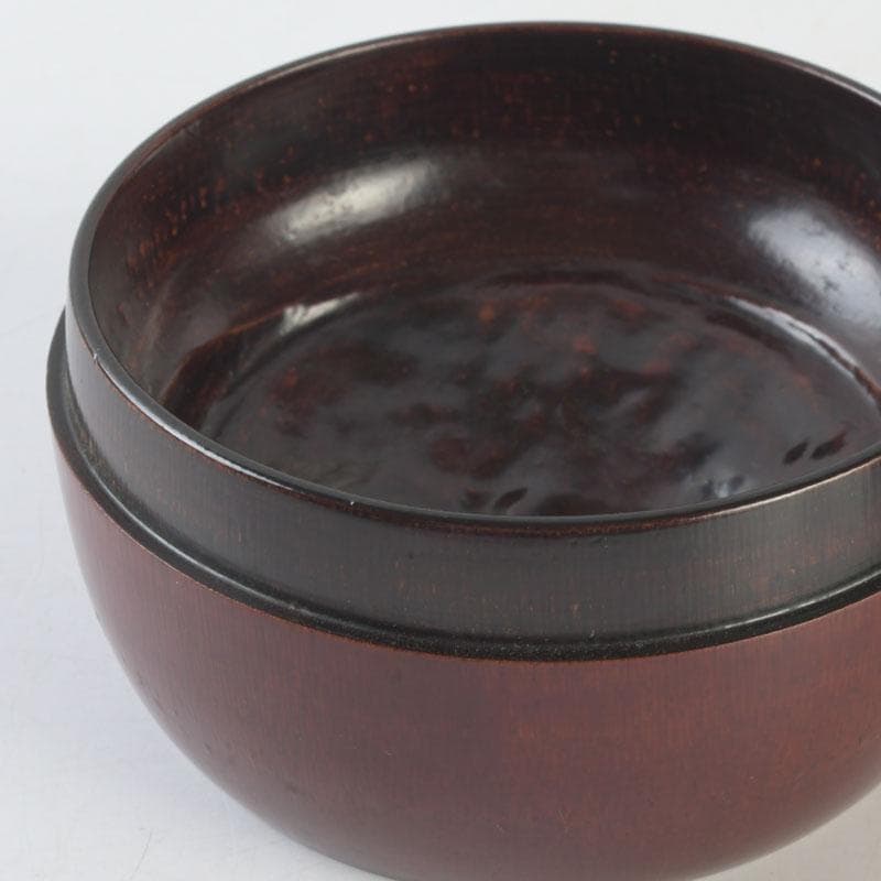 Antique Bamboo Core Vermilion Urushi Natsume | Shochikubai Pine Bamboo Plum Lacquer Tea Caddy | Shifuku & Hakogaki Box