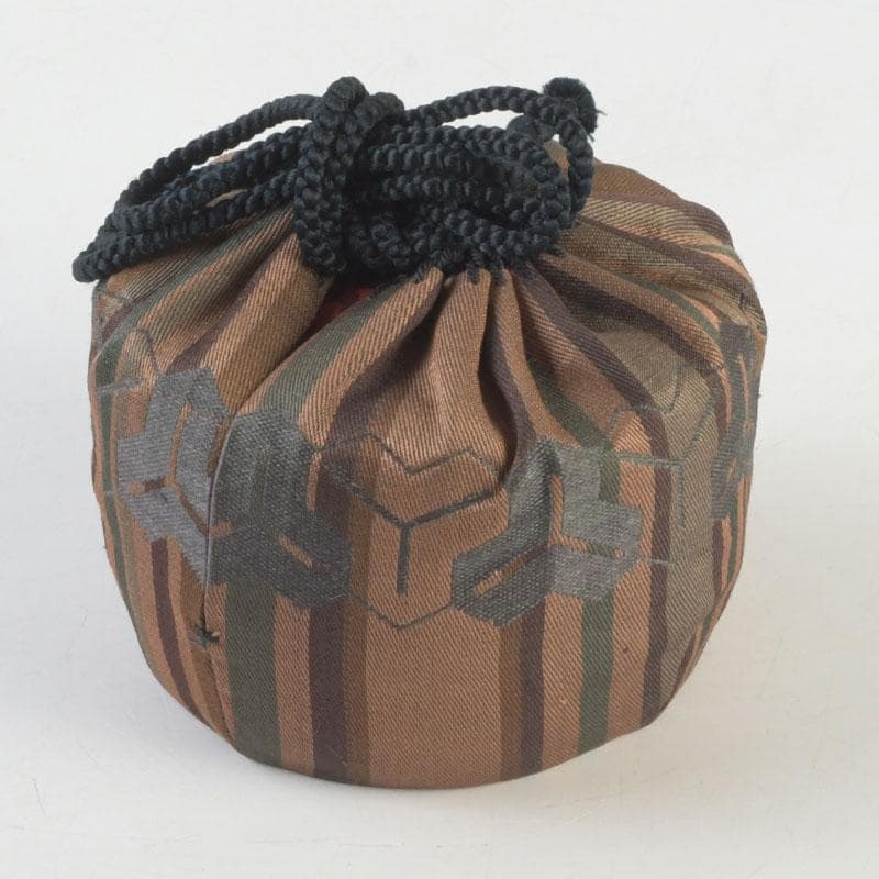 Antique Bamboo Core Vermilion Urushi Natsume | Shochikubai Pine Bamboo Plum Lacquer Tea Caddy | Shifuku & Hakogaki Box