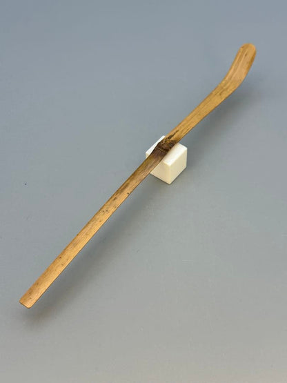 Zen Bamboo Tea Scoop Named 'Shitamoe' by益州 of Kenninji Temple, Kyoto — With Bamboo Case & Tomobako