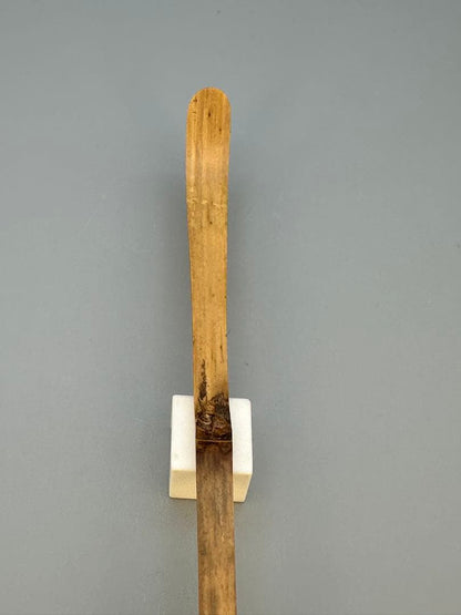 Zen Bamboo Tea Scoop Named 'Shitamoe' by益州 of Kenninji Temple, Kyoto — With Bamboo Case & Tomobako