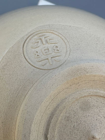 Eiraku Zengorō Noshi Ribbon Tea Bowl Kyo-yaki Kinrande Gold Iro-e Chawan
