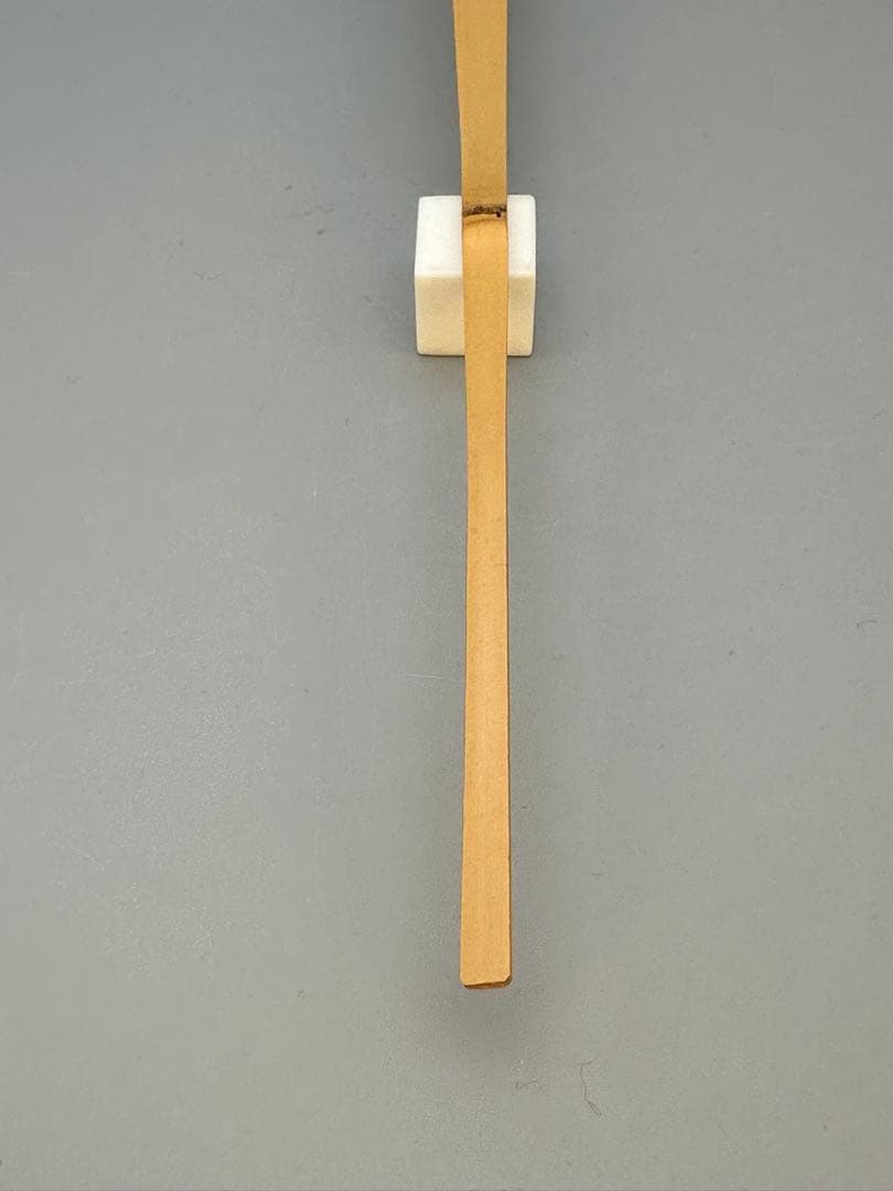Chashaku Tea Scoop 'Suehiro' by Doun of Daitokuji — White Bamboo, Signed Tube & Box