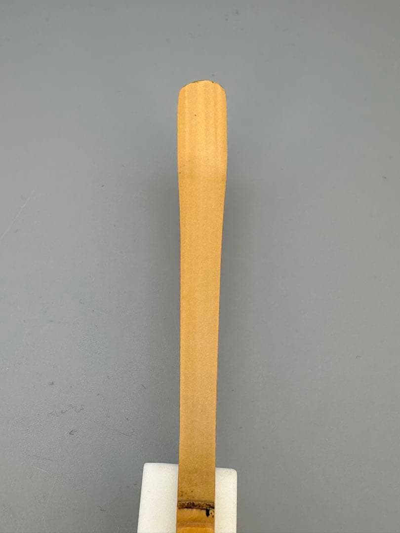 Chashaku Tea Scoop 'Suehiro' by Doun of Daitokuji — White Bamboo, Signed Tube & Box