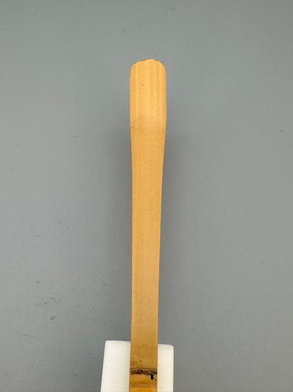 Chashaku Tea Scoop 'Suehiro' by Doun of Daitokuji — White Bamboo, Signed Tube & Box