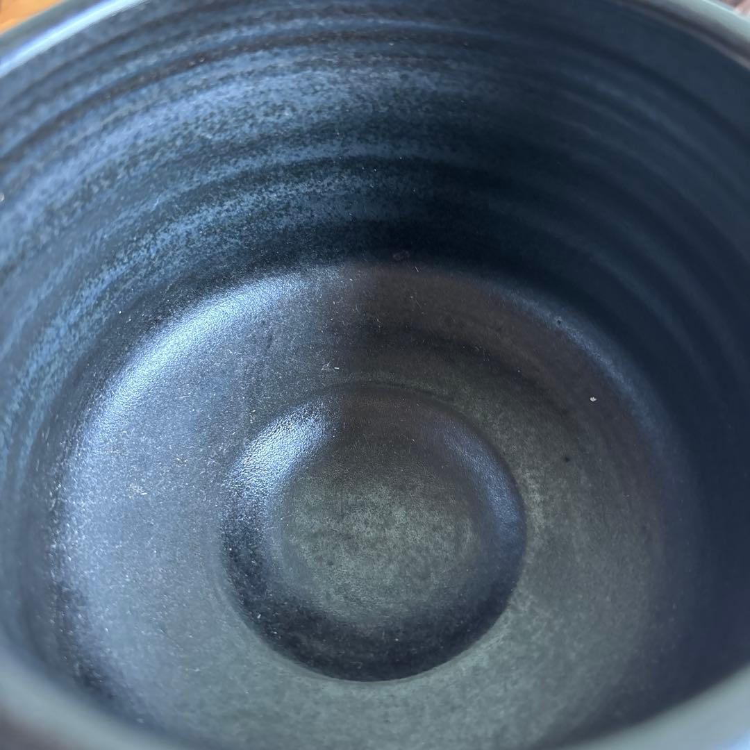 Kuro Oribe Matcha Bowl Michi Imperial Theme by Terada Bizan with Tomobako