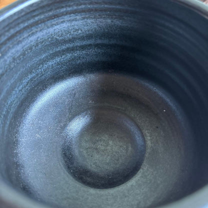 Kuro Oribe Matcha Bowl Michi Imperial Theme by Terada Bizan with Tomobako