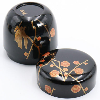Plum Blossom Maki-e Rikyu-gata Chu-Natsume — Sakurai Ichiryo