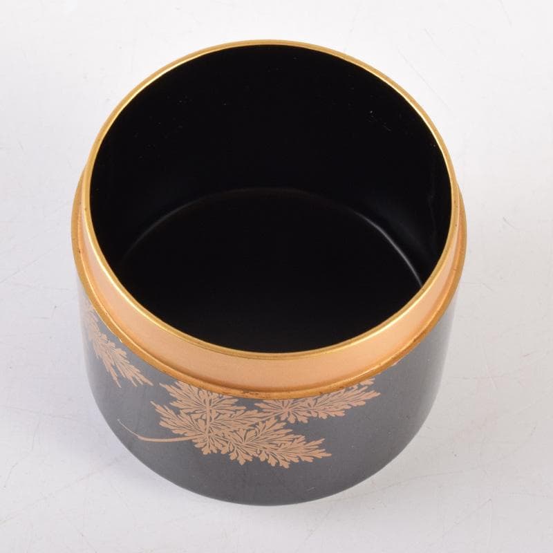Wajima Lacquer Yukibuki Natsume by Kakigi Akira - Bell Cricket Maki-e Tea Caddy