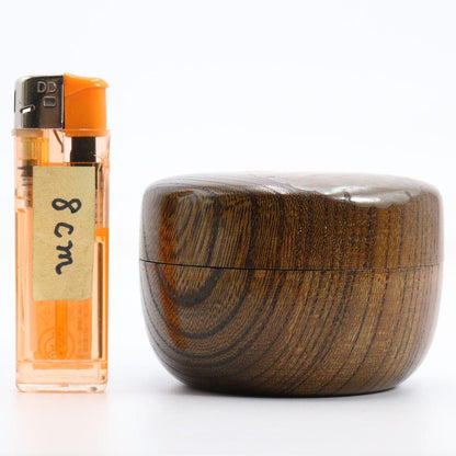 Hira-Natsume by Nakamura Kosai — Yukiwa Snowflake Maki-e, Natural Wood Grain, Tomobako
