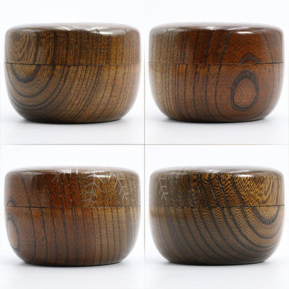 Hira-Natsume by Nakamura Kosai — Yukiwa Snowflake Maki-e, Natural Wood Grain, Tomobako
