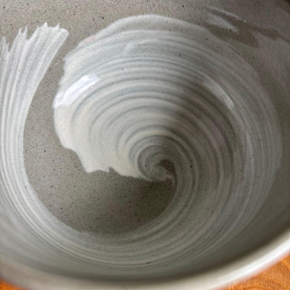Hakeme Brushstroke Tea Bowl Chawan Wabi-Cha Matcha Bowl