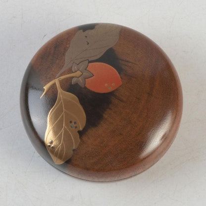 Nakamura Soetsu Kurogaki Wood Persimmon Maki-e Kogō — Yamanaka Lacquer