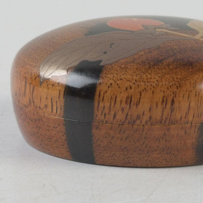 Nakamura Soetsu Kurogaki Wood Persimmon Maki-e Kogō — Yamanaka Lacquer