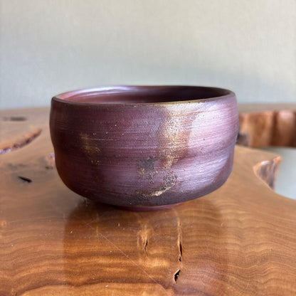 Bizen Ware Matcha Tea Bowl by Fujita Ryuji - Hidasuki Goma Glaze Chawan with Signed Tomobako Box