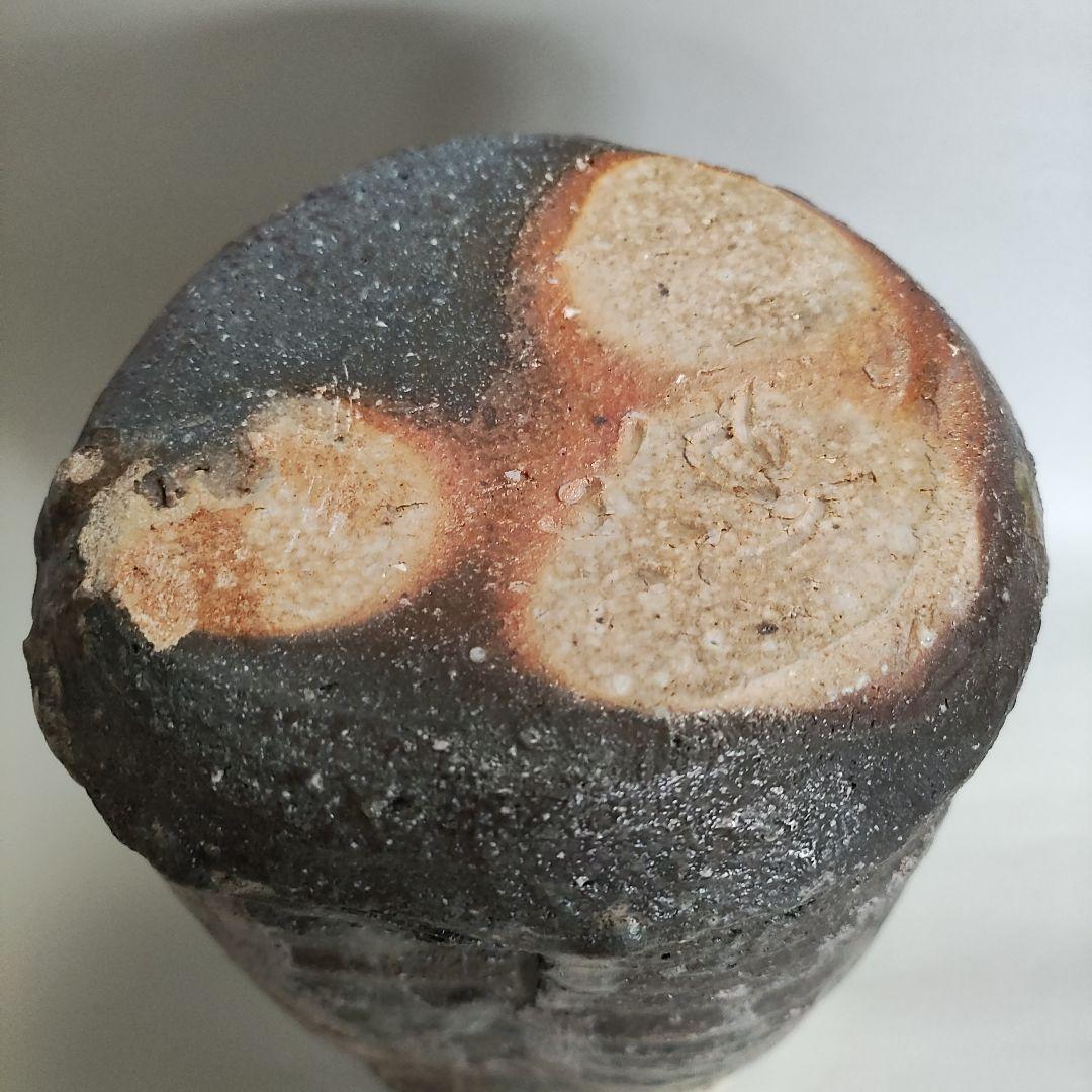 Sakamoto Toshihito Iga Tabimakura Hanaire - Biidoro Ash Glaze Flower Vase