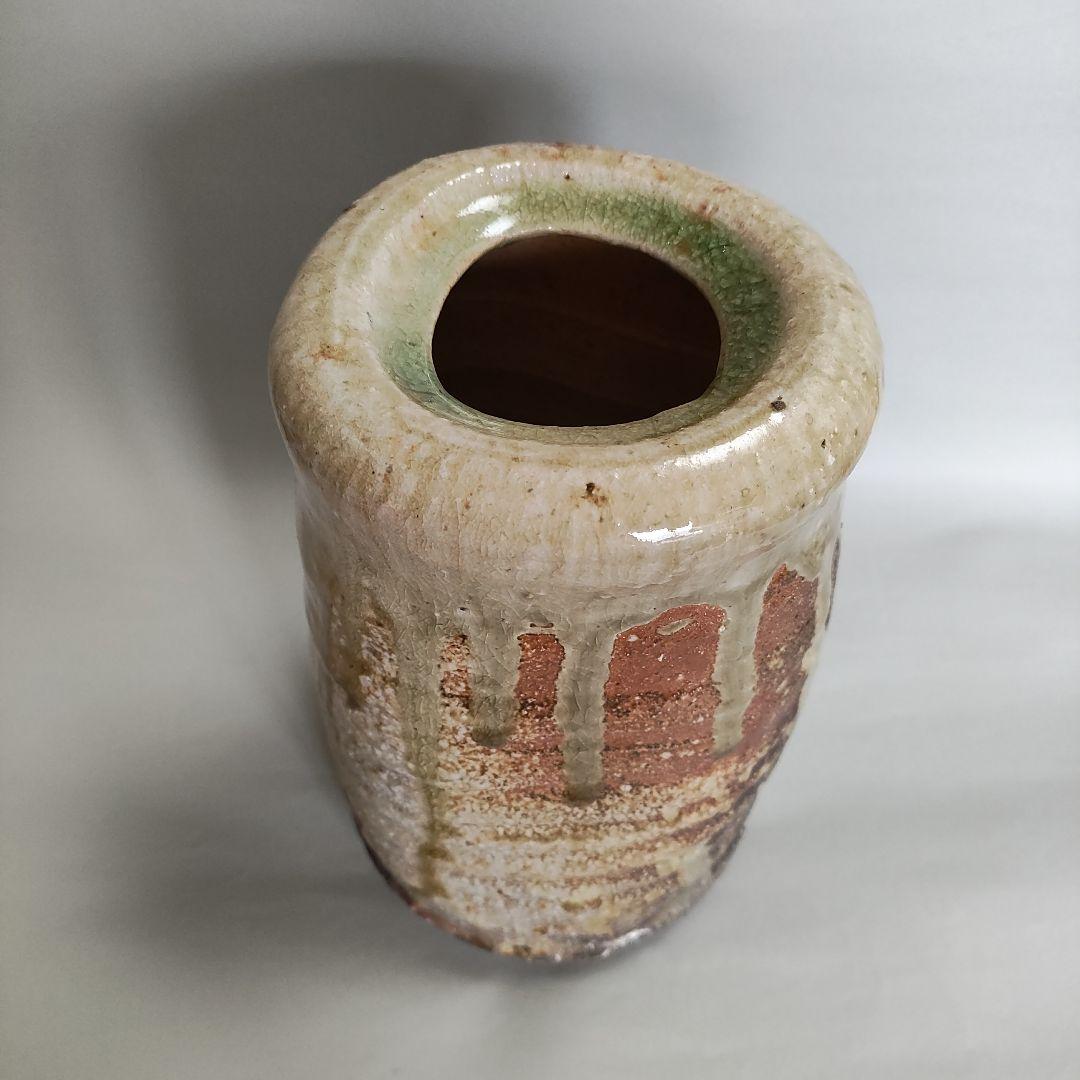 Sakamoto Toshihito Iga Tabimakura Hanaire - Biidoro Ash Glaze Flower Vase