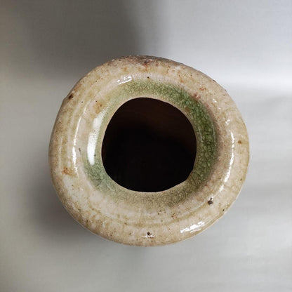Sakamoto Toshihito Iga Tabimakura Hanaire - Biidoro Ash Glaze Flower Vase