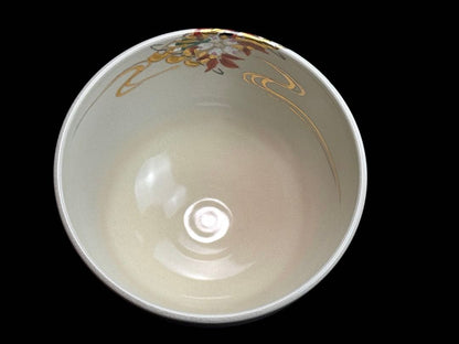 Tezuka Keiun Kyo-yaki Hanaikada Chawan Cherry Blossom Raft Tomobako