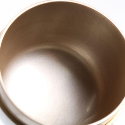 Ebata Shun Hana-Shippō Gold Maki-e Ō-Natsume — Wajima-nuri Gin-Tame-Nuri Interior