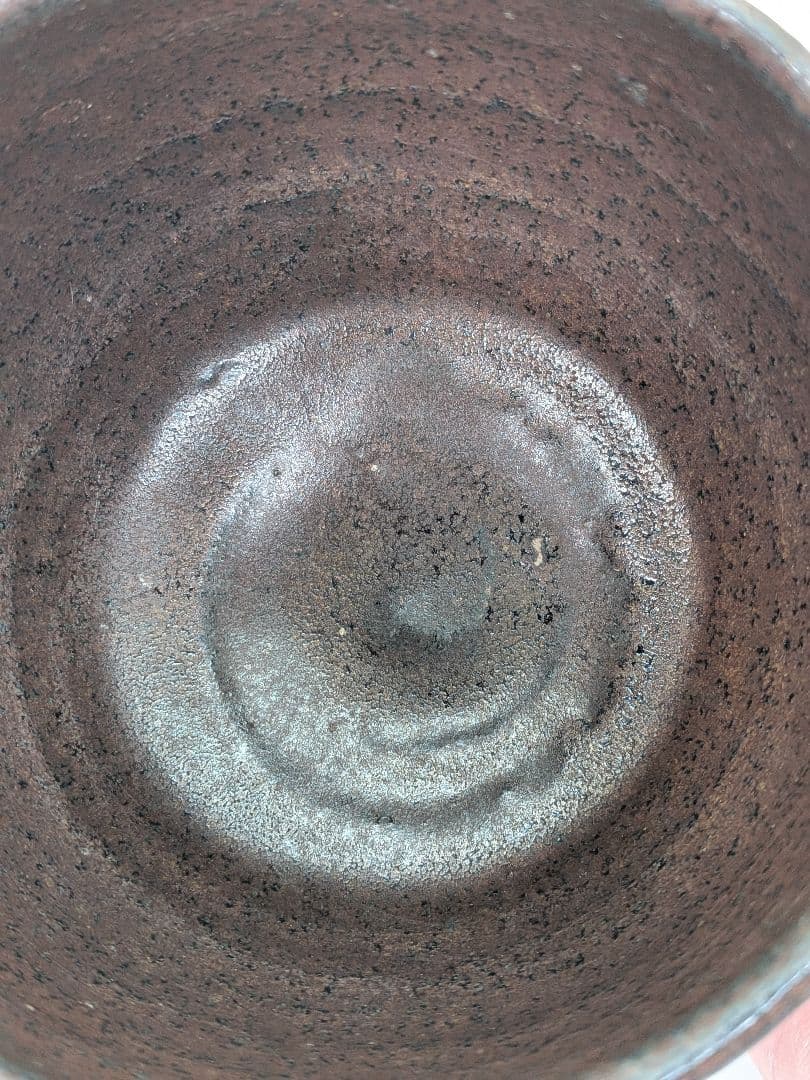 Ihara Kotaro Sabi-yu Rust Glaze Tea Bowl - Iron Oxide Chawan