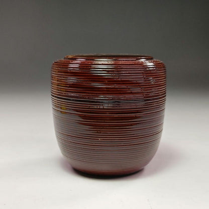 Tada Keikan Korin Pine Maki-e Natsume, Ito-me Lacquer Tea Caddy