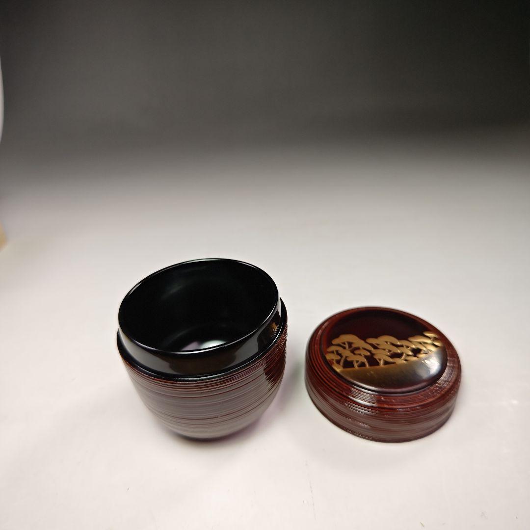 Tada Keikan Korin Pine Maki-e Natsume, Ito-me Lacquer Tea Caddy