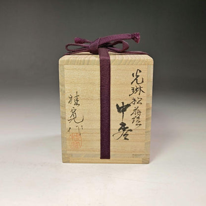 Tada Keikan Korin Pine Maki-e Natsume, Ito-me Lacquer Tea Caddy
