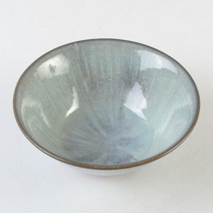 Uno Sokan Celadon Tea Bowl — Intangible Cultural Heritage Master, Signed Wood Box